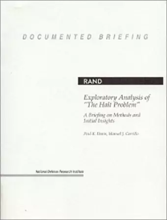 Exploratory Analysis of "The Halt Problem" cover