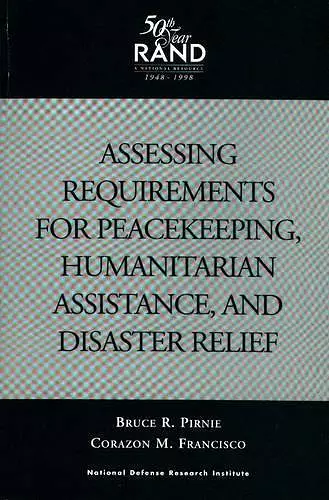 Assessing Requirements for Peacekeeping, Humanitarian Assistance and Disaster Relief cover