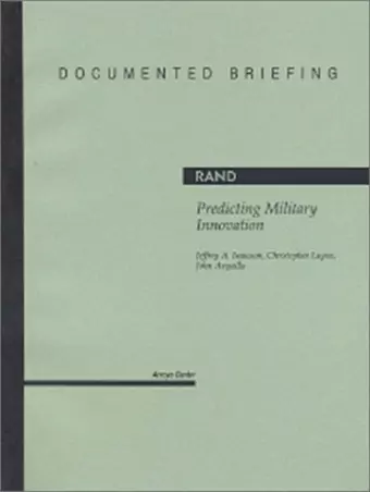 Predicting Military Innovation cover