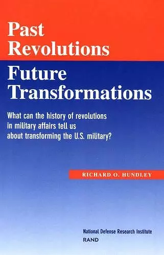 Past Revolutions, Future Transformations cover