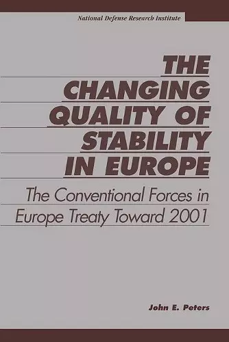 The Changing Quality of Stability in Europe cover