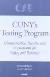 CUNY's Testing Program cover