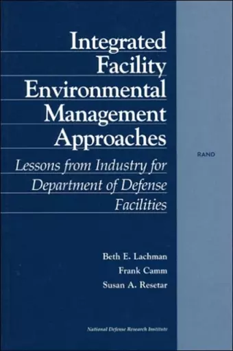 Integrated Facility Environmental Management Approaches cover