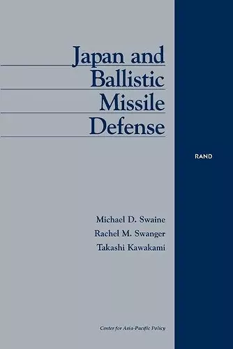 Japan and Ballistic Missile Defense cover