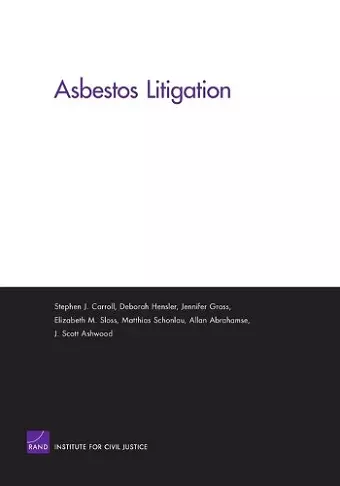 Asbestos Litigation cover