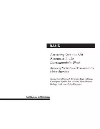 Assessing Gas and Oil Resources in the Intermountain West cover