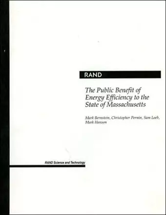 The Public Benefit of Energy Efficiency for Massachusetts cover