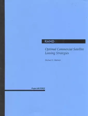 Optimal Commercial Satellite Leasing Strategies cover