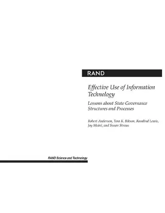 Effective Use of Information Technology cover