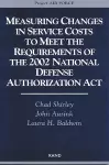 Measuring Changes in Service Costs to Meet the Requirements of the 2002 National Defense Authorization Act cover