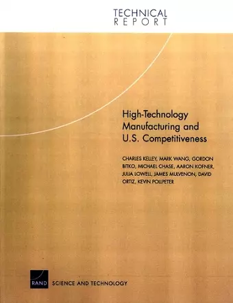 High-technology Manufacturing and U.S. Competitivenes cover