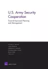 Improving the Planning and Management of U.S. Army Security Cooperation cover