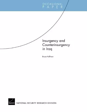 Insurgency and Counterinsurgency in Iraq cover