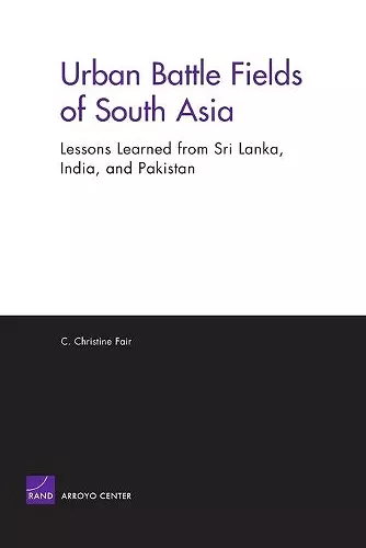 Urban Battle Fields of South Asia cover