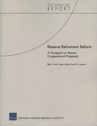 Reserve Retirement Reform cover