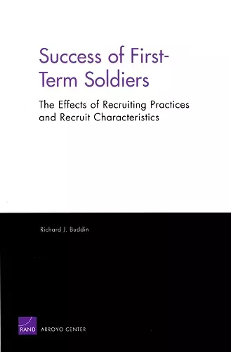 Success of First-term Soldiers cover