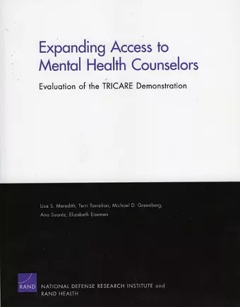 Expanding Access to Mental Health Counselors cover