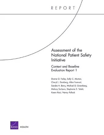 Assessment of the National Patient Safety Initiative cover