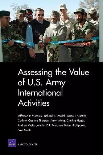 Assessing the Value of U.S. Army International Activities cover