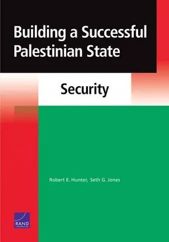 Building a Successful Palestinian State cover