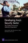 Developing Iraq's Security Sector cover
