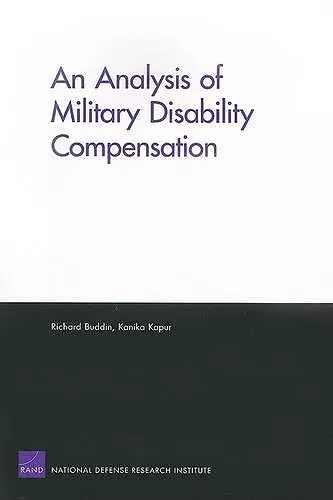 An Analysis of Military Disability Compensation cover