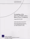 Proceedings of the 6th Annual RAND-China Reform Forum Conference, August 28-29, 2003 cover