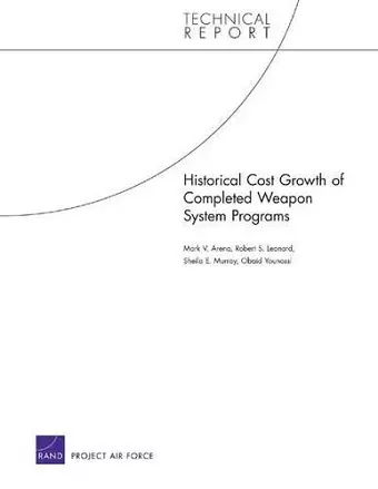 Historical Cost Growth of Completed Weapon System Programs cover