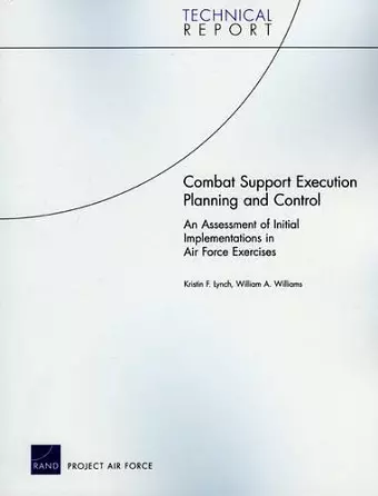 Combat Support Execution Planning and Control cover