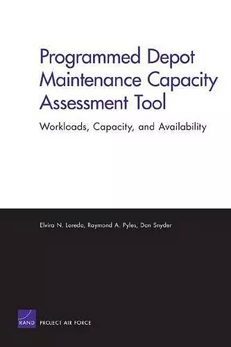 Programmed Depot Maintenance Capacity Assessment Tool cover