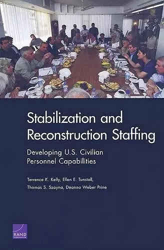 Stabilization and Reconstruction Staffing cover