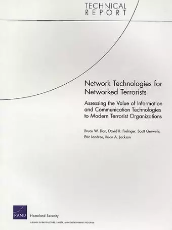 Network Technologies for Networked Terrorists cover