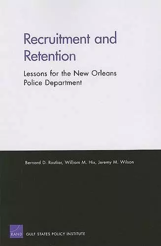 Recruitment and Retention cover