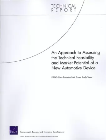 An Approach to Assessing the Technical Feasibility and Market Potential of a New Automotive Device cover