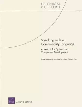 Speaking with a Commonality Language cover