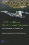 F-22a Multiyear Procurement Program: an Assessment of Cost Savings cover