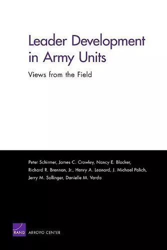 Leader Development in Army Units cover