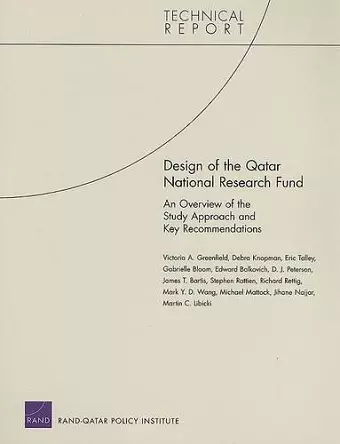 Design of the Qatar National Research Fund cover