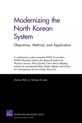 Modernizing the North Korean System cover