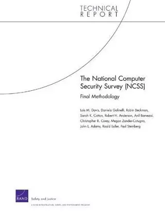 The National Computer Security Survey (NCSS) cover