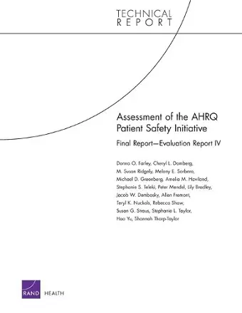 Assessment of the National Patient Safety Initiative cover