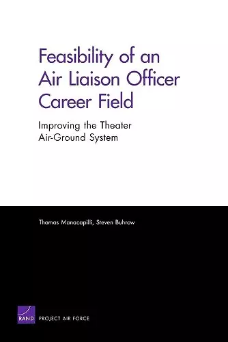 Feasibility of an Air Liaison Officer Career Field cover