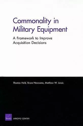 Commonality in Military Equipment cover