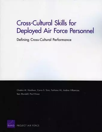 Cross-cultural Skills for Deployed Air Force Personnel cover