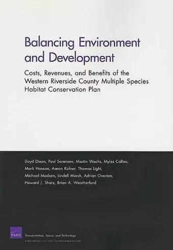 Balancing Environment and Development cover