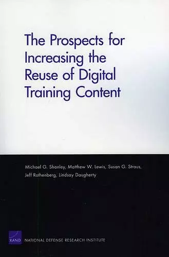 The Prospects for Increasing the Reuse of Digital Training Content cover