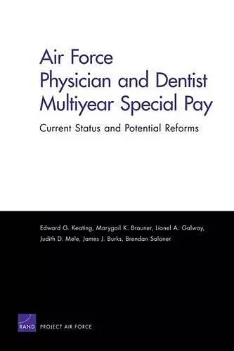 Air Force Physician and Dentist Multiyear Special Pay cover