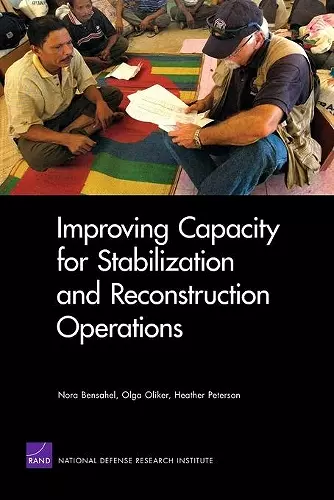 Improving Capacity for Stabilization and Reconstruction Operations cover