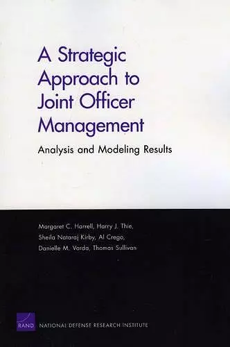 A Strategic Approach to Joint Officer Management cover