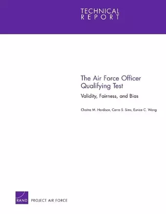 The Air Force Officer Qualifying Test cover